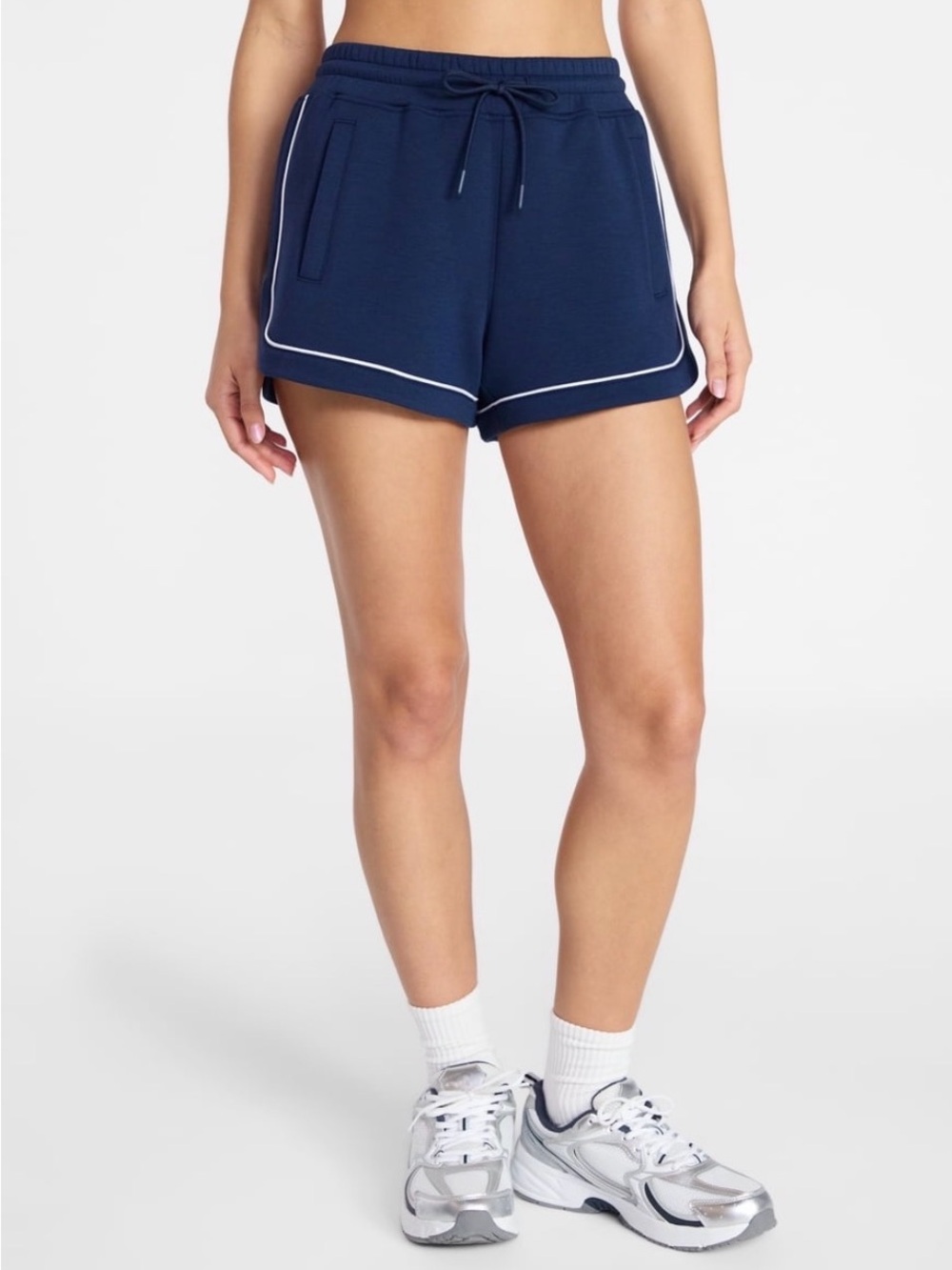 Avia Navy Athletic Shorts with White Piping NWT! Size XXL